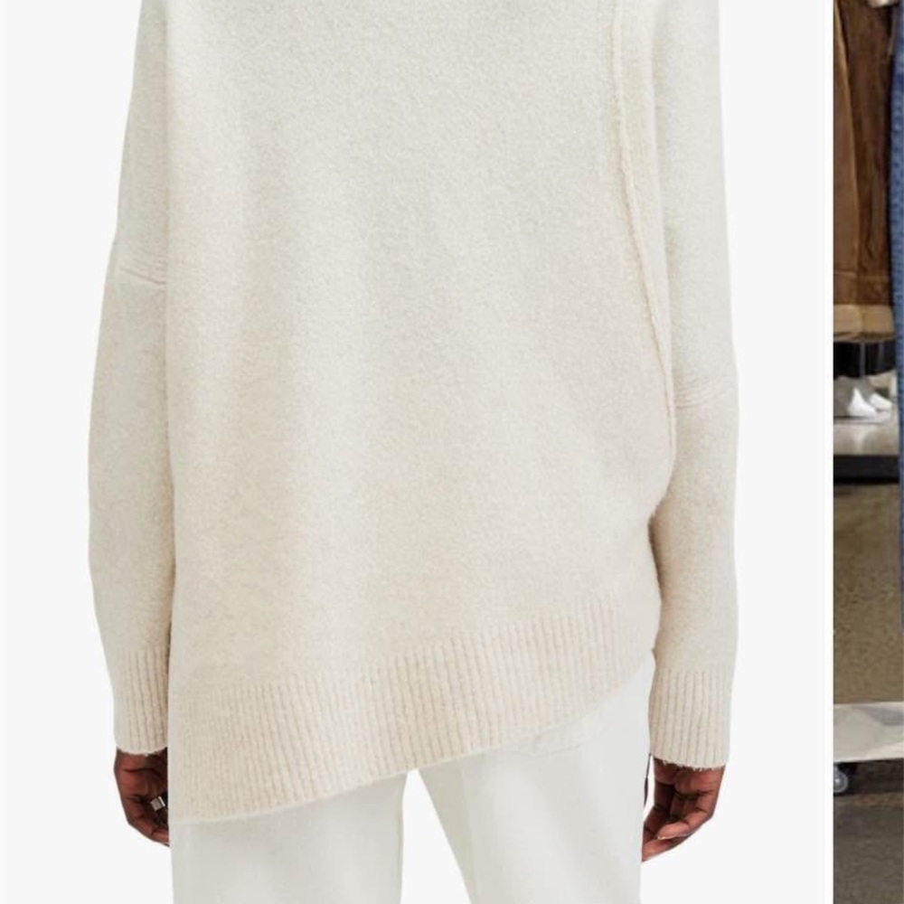 All Saints LockRoll Nexk Astmmetric Sweater NWT - Picture 8 of 10